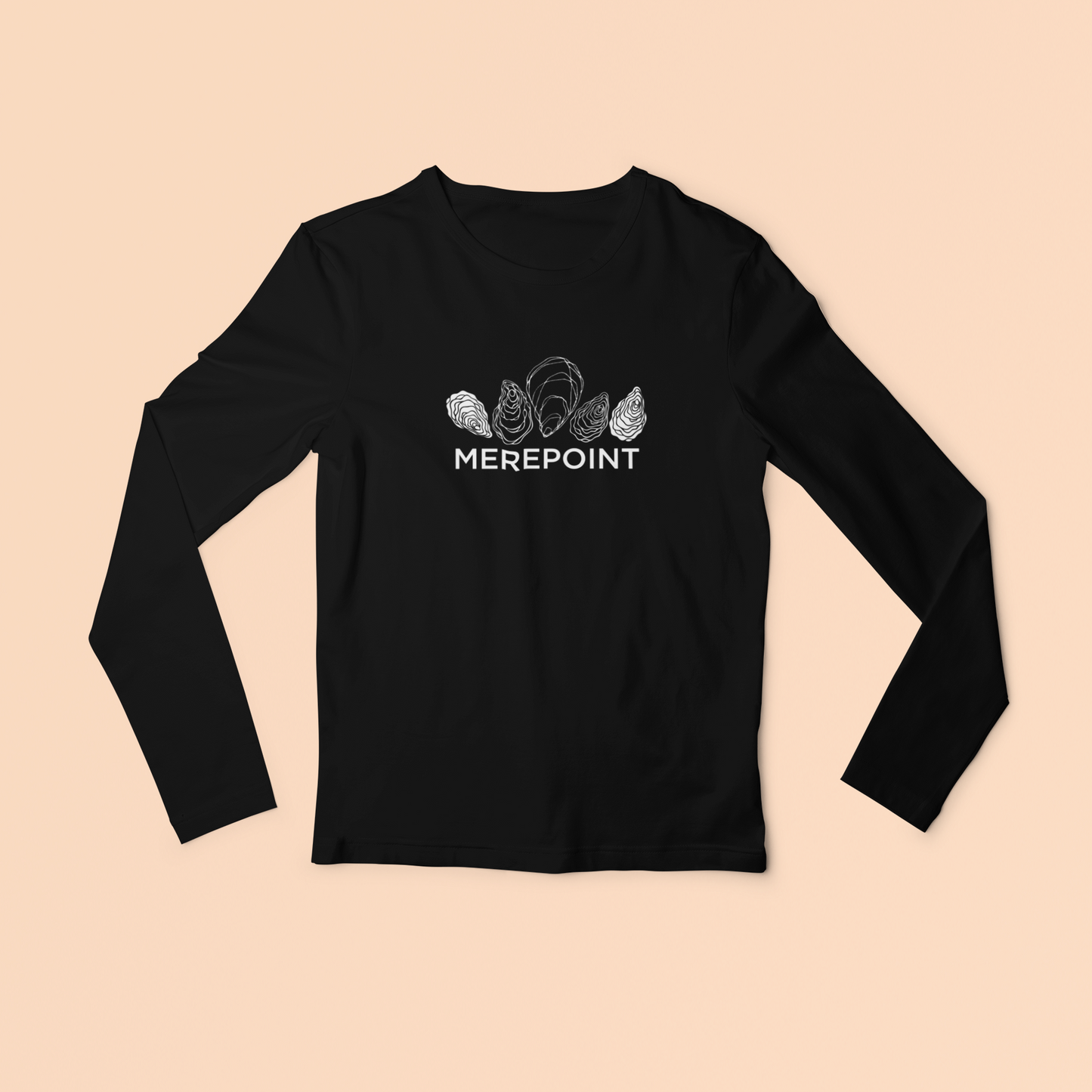 Long Sleeve Oyster Line Drawing