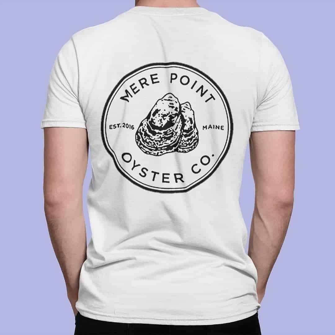 back of tee
